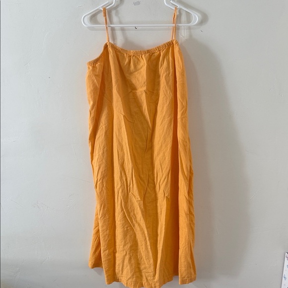 A New Day orange Sleeveless Spaghetti Strap Sundress - Picture 1 of 2